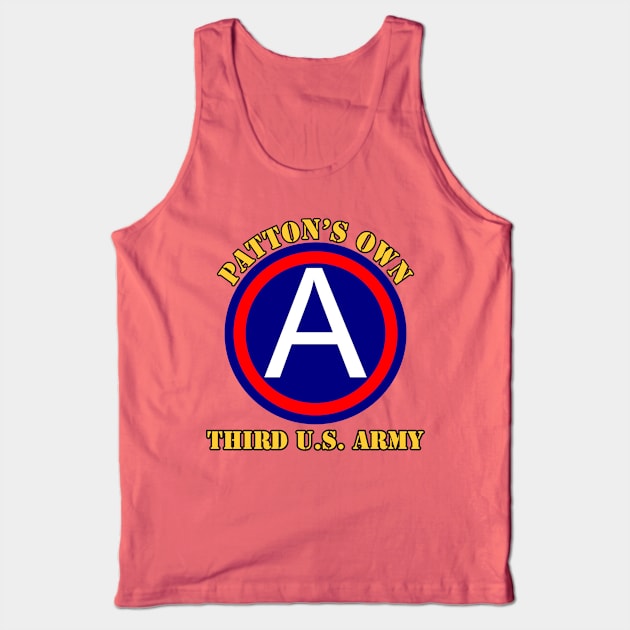 Third U.S. Army Tank Top by MBK